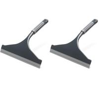 Addis ComfiGrip Shower And Window Squeegee In Metallic and Graphite, 4 x 24 x 27 cm (Pack of 2)