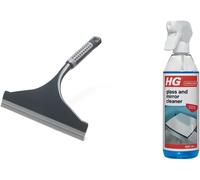 Addis Comfigrip Shower and Window Squeegee in Metallic and Graphite & HG Glass a