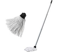 Addis Cotton Mop Made from Recycled Cotton with 3 Piece Handle and Extra replac