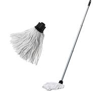 Addis Cotton Mop Made from Recycled Cotton with 3 Piece Handle and Extra Replace