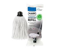 ADDIS Cotton Mop Refill, Graphite/ Metallic,White
