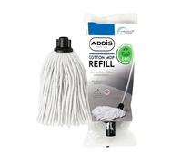 ADDIS Cotton Mop Refill, Graphite/ Metallic,White