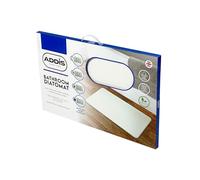 Addis Diatomite Stone Bath Mat, Quick Dry, Absorbent & Non Slip, 60 x 39cm | Highly absorbent natural diatomite stone bath mat; quick drying, non slip and hygienic to help keep bathroom floors dry