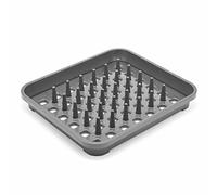 Addis Dish Draining Rack in Graphite Grey, 38 x 33.5 x 5 cm