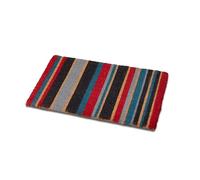 Addis Door Mat Striped – 100% Natural Coir Pile, Multi-colour Stripe Design – 40 x 70 cm