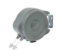 Addis Dual 2 Line Retractable outdoor Space saving laundry clothes washing line, up to 30 metre drying, Grey