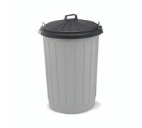 Addis Dustbin Round 90LTR GREY