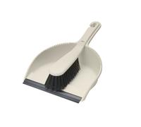 Addis Dustpan and Soft Brush Set, Linen Cream