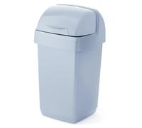 Addis Eco Range 10L Roll Top Waste / Recycling Bin - 100% Recycled Plastic, Grey