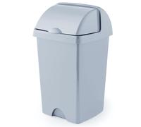 Addis Eco Range 25L Roll Top Waste / Recycling Bin - 100% Recycled Plastic, Grey