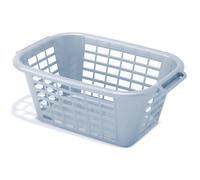 Addis Eco Range 40 L Laundry Basket Hamper - 100% Recycled Plastic - Light Grey