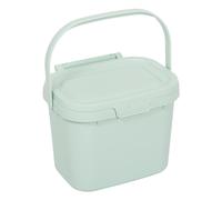 Addis Everyday Kitchen Food Waste Compost Caddy Bin, 4.5 Litre, Mist Soft Green