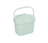 Addis Compost Caddy Bin Everyday Kitchen Food Waste 4.5 Litre Mist Soft Green 518696