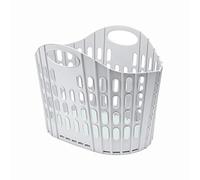 Addis Fold Flat Collapsible Laundry Basket | 38L Washing Basket, Grey Mint