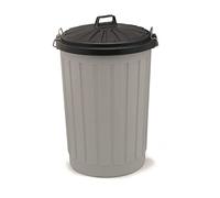 Addis Grey Dustbin Base Round 90 Litre B766Grey