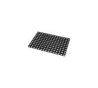 Addis Honeycomb Door Mat Heavy Duty 100% Rubber-60 x 40 cm-Black, 40 x 60 x 1.5 cm