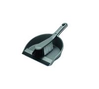 Addis Housewares Dustpan and Soft Brush Set, Metallic Silver