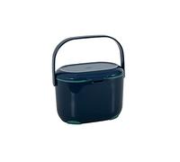 Addis Kitchen Compost Caddy - Ink Blue & Sage Green - 2.5L size - with All-Green Composting Guide