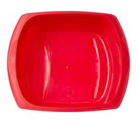 Addis Large Rectangular Washing Up Bowl, 9.5L - Red