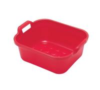 Addis Large Washing Up Bowl 10L Capacity In Roasted Red, 39 x 32 x 14 cm