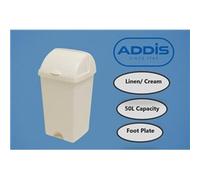 Addis Linen Roll Top Bin 50 Litre - PACK (3)