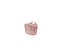 Addis LQOC Fold Flat Easy Store Clothes Laundry Basket Hamper, Pink, 38 Litre