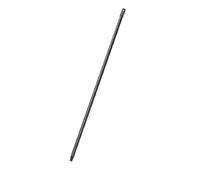 Addis Metal Outdoor Oversized Broom Handle with Screw Fixing and End Handing Hook 3 x 3 x 130 cm Black