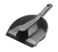 Addis Metallic Dustpan And Brush Grey (One Size)