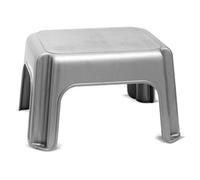 Addis Step Stool - Metallic, Silver
