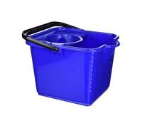 Addis Mop Pail and Wringer In Royal Blue, 12L Capacity, 27.5 x 35 x 24.5 cm