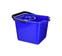 Addis Mop Pail and Wringer In Royal Blue, 12L Capacity, 27.5 x 35 x 24.5 cm