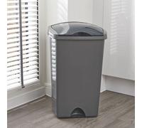 Addis Open Recycling Commercial Bin, 40L - Metallic Grey