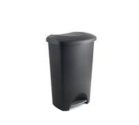 Addis Pedal Bin, Black, 50 Litre