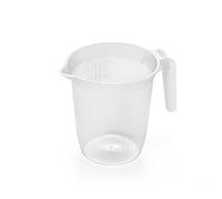 Addis Plastic 1 litre Measuring & Mixing Jug with handle, Clear