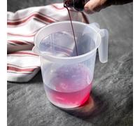 Addis Plastic 1 litre Measuring Mixing Jug with handle Clear