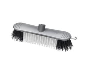 Addis Plastic Broom Head Soft Bristle Metallic Silver