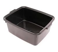 Addis Plastic Butler Large Rectangular Bowl, Soft Black, 12.5 Litre ,505607