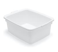 Addis Plastic Butler Large Rectangular Bowl, White, 12.5 Litre