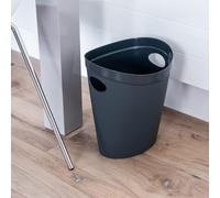 Addis Plastic Flexi Bin 12L - Metallic Silver
