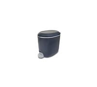Addis Premium Deluxe Bathroom Office Pedal Bin with inner, 3.5 litre, Charcoal Grey & Light Grey