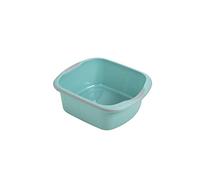 Addis Premium Soft Grip Large Rectangular Washing Up Bowl, 9.5 litre, Sea Mist
