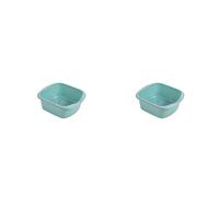 Addis Premium Soft Grip Large Rectangular Washing Up Bowl 95 litre Sea Mist