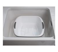 Addis Premium Soft Grip Large Rectangular Washing Up Bowl 95 litre Whi