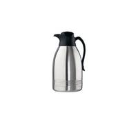 Addis Prestige Vacuum Flask Jug Catering Hotel Dining Commercial Restaurant, 2 Litre, Stainless Steel / Black