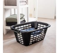Addis Rectangular Laundry Basket - Black