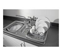 Addis Rectangular Washing up Bowl Metallic Large 95 Litre