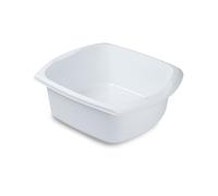 Addis Rectangular Washing Up Bowl, White, 9.5 Litre