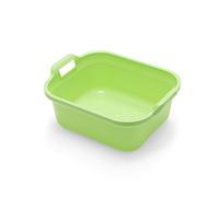 Addis Rectangular Washing Up Bowl with Handles, Plastic, Mint Green