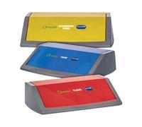 Addis Recycling Bin Kit Lids Metallic Red/Yellow/Blue (Pack of 3) 505575