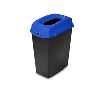 Addis Recycling Bins Kitchen 40L Blue Open Top Bin | Stackable Modular Waste Separation | Colour Coded Recycling for Home & Office | UK Made